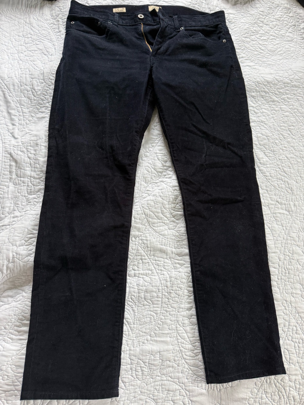 J. Crew Black Corduroy Pants